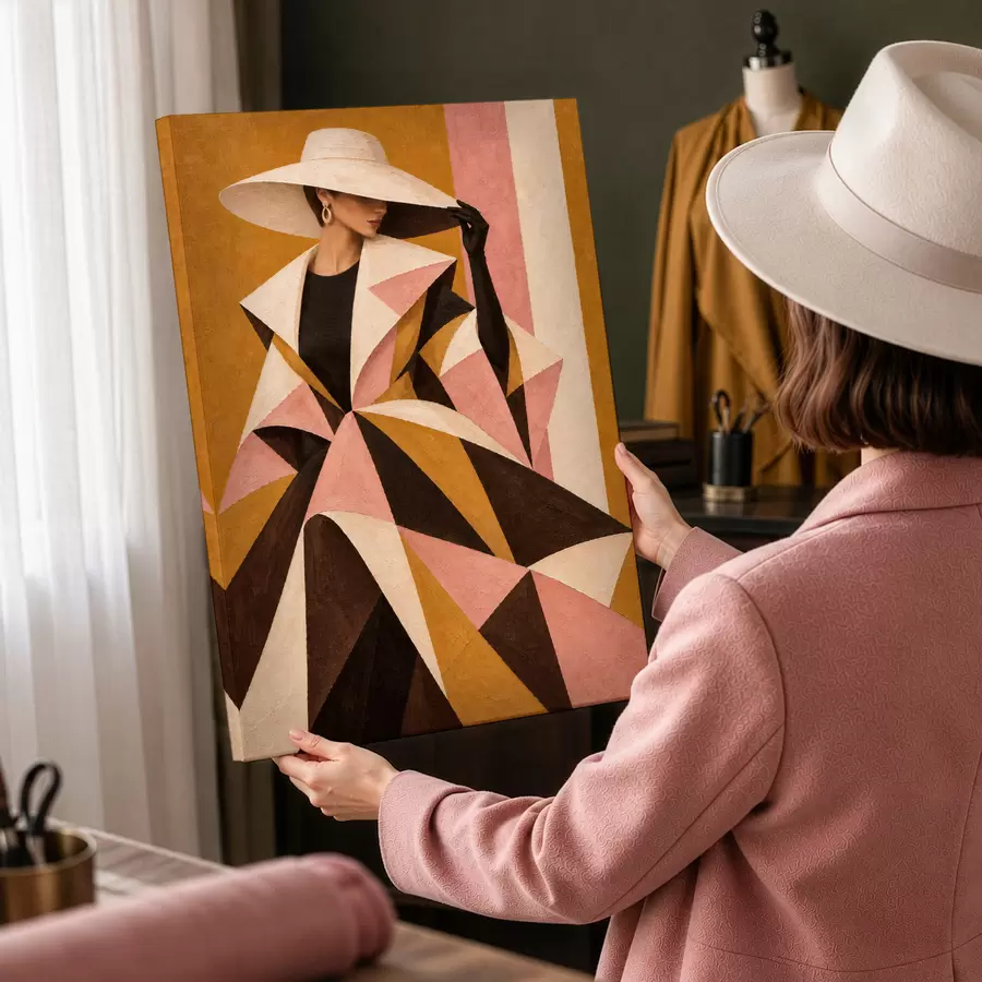  Peintures Une élégance chic aux motifs géométriques s50882