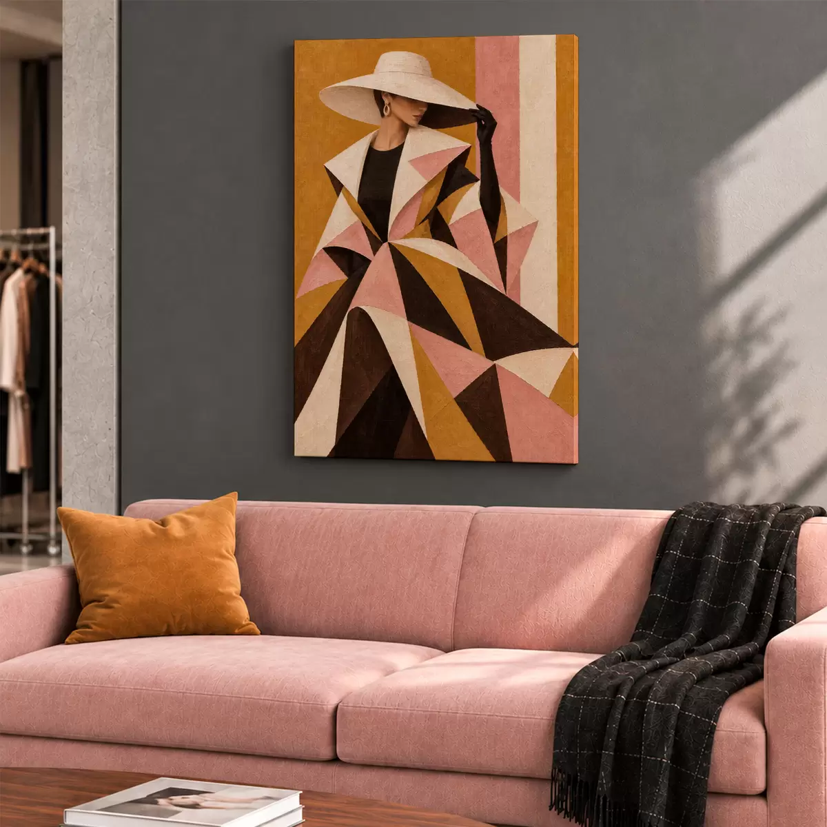  Peintures Une élégance chic aux motifs géométriques s50882