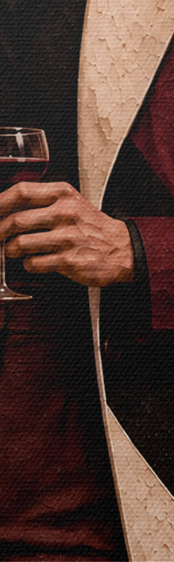  Schilderijen Een elegante stijl met een verfijnd drankje s50886