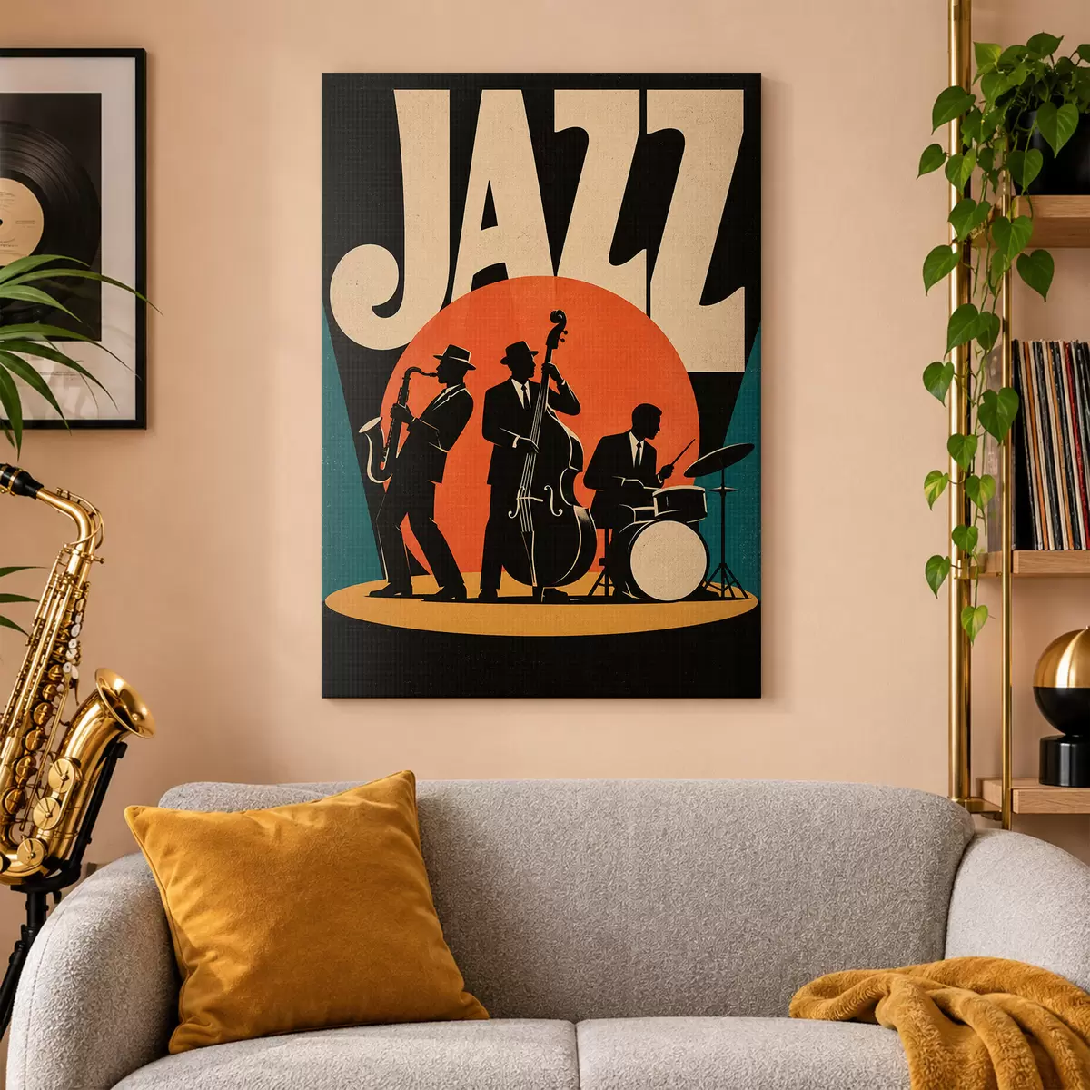  Peintures Une nuit au rythme du jazz s50921