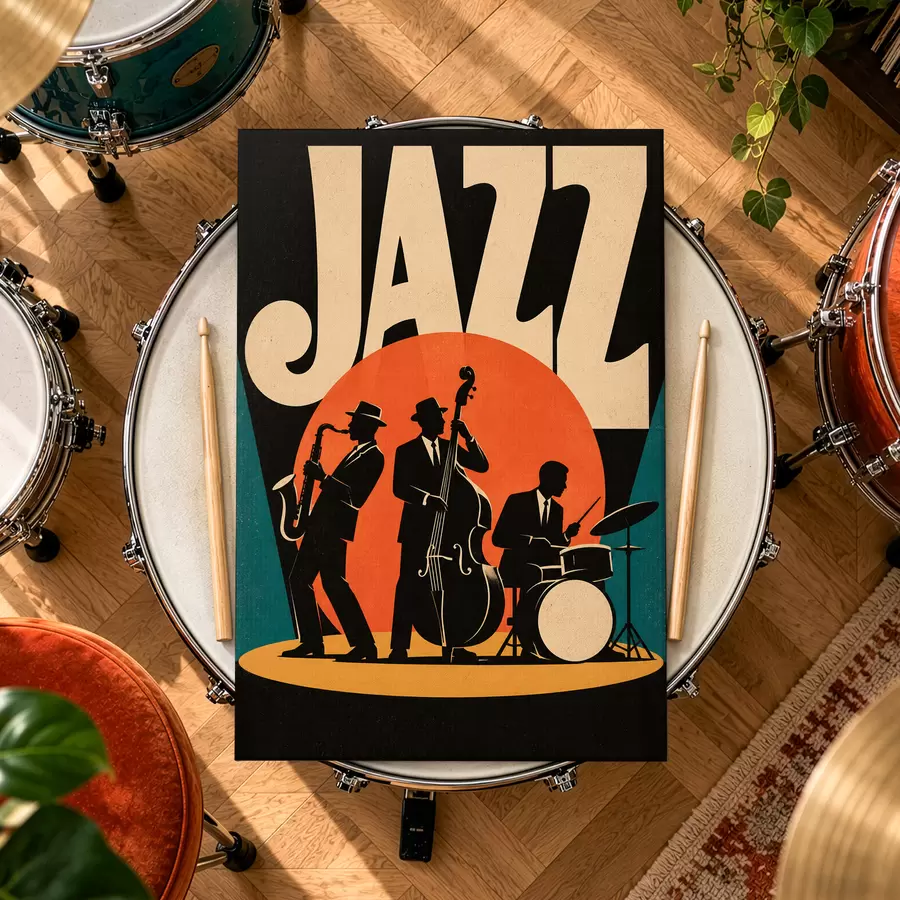  Peintures Une nuit au rythme du jazz s50921