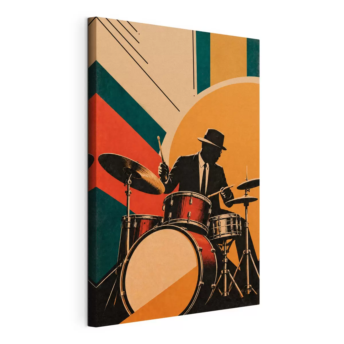  Peintures Des rythmes de jazz aux couleurs éclatantes s50928