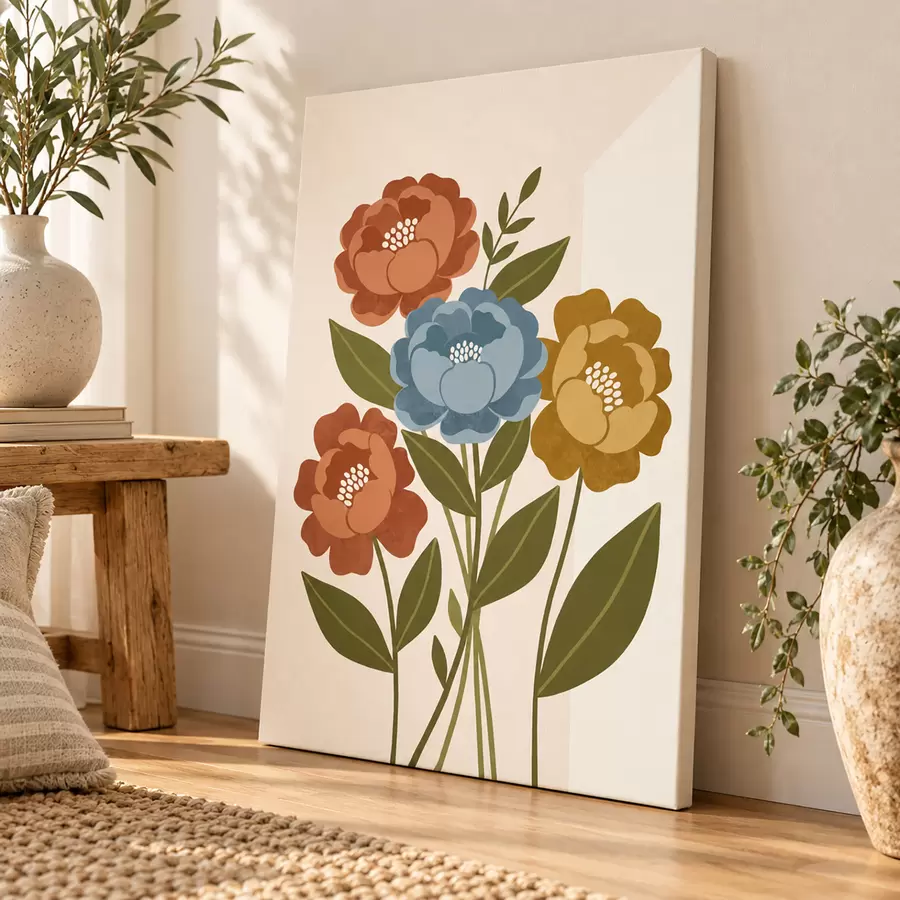  Peintures Des fleurs vibrantes dans des teintes pastel douces s50730
