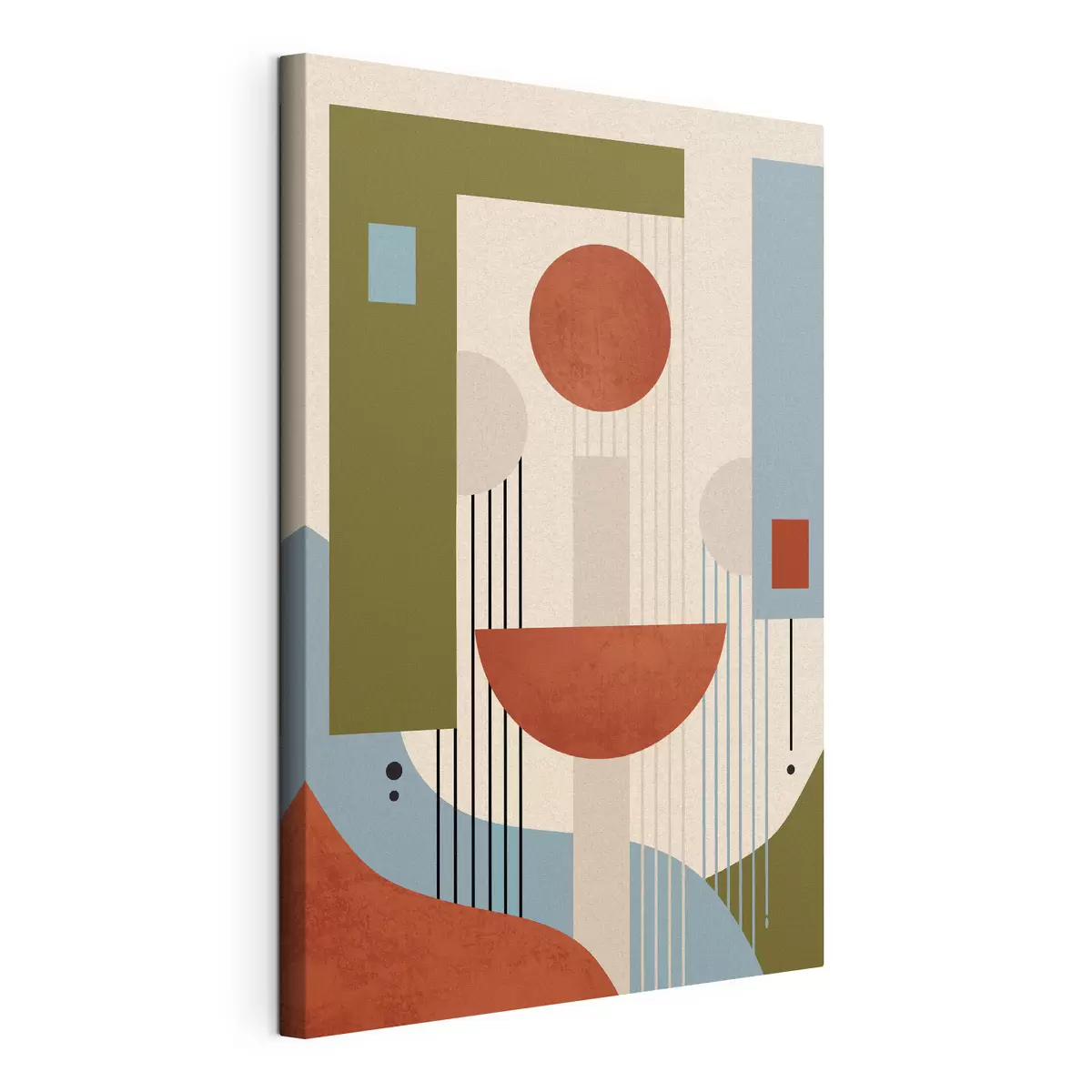  Peintures Formes abstraites dans des tons chauds s50732