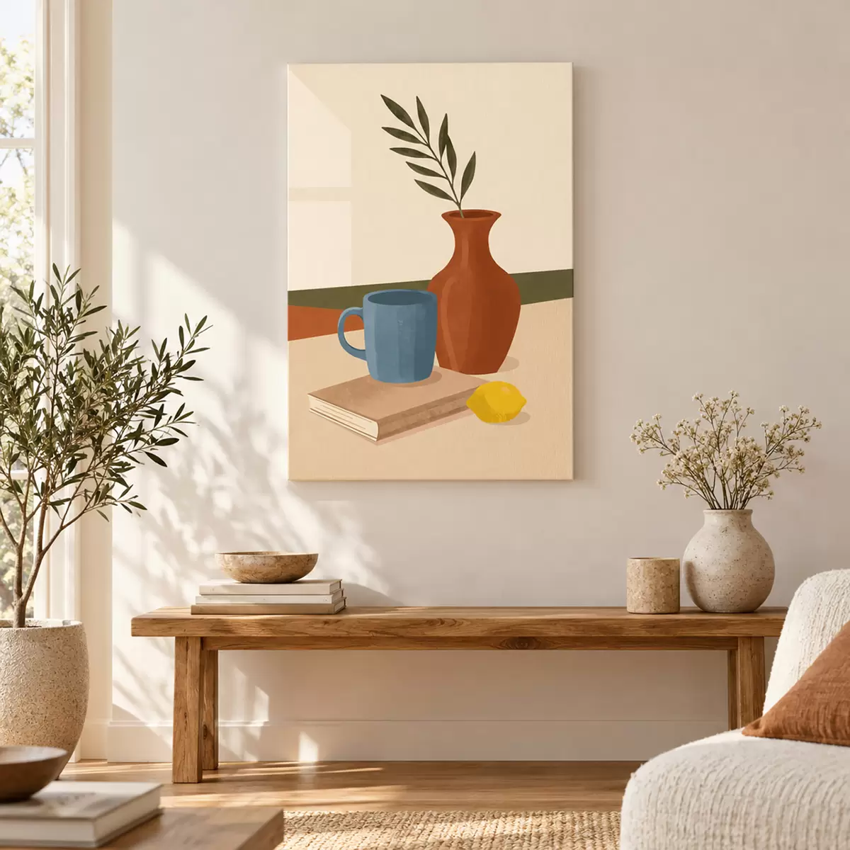  Peintures Une scène apaisante d'une élégance toute simple s50735
