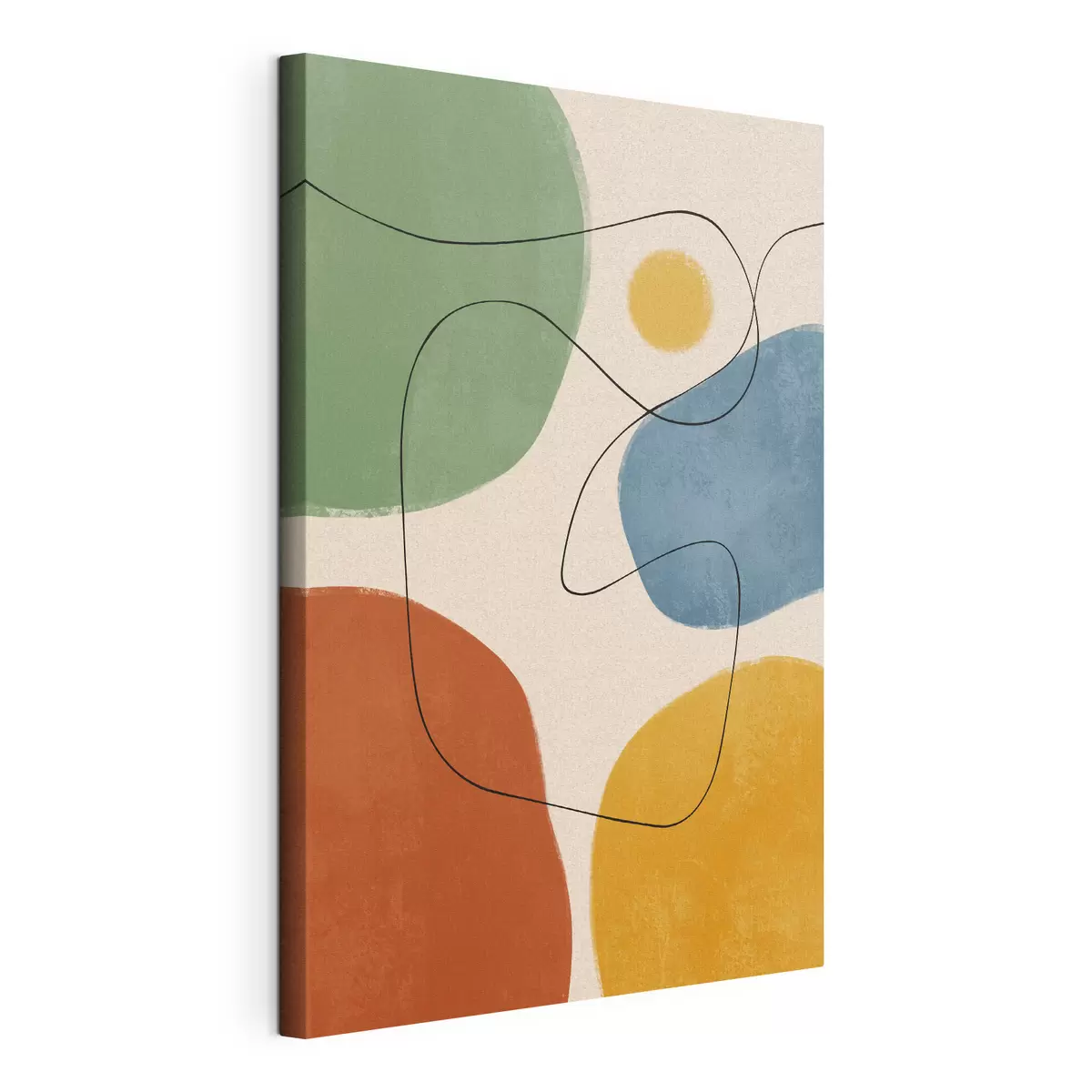  Peintures Formes abstraites dans des couleurs apaisantes s50736