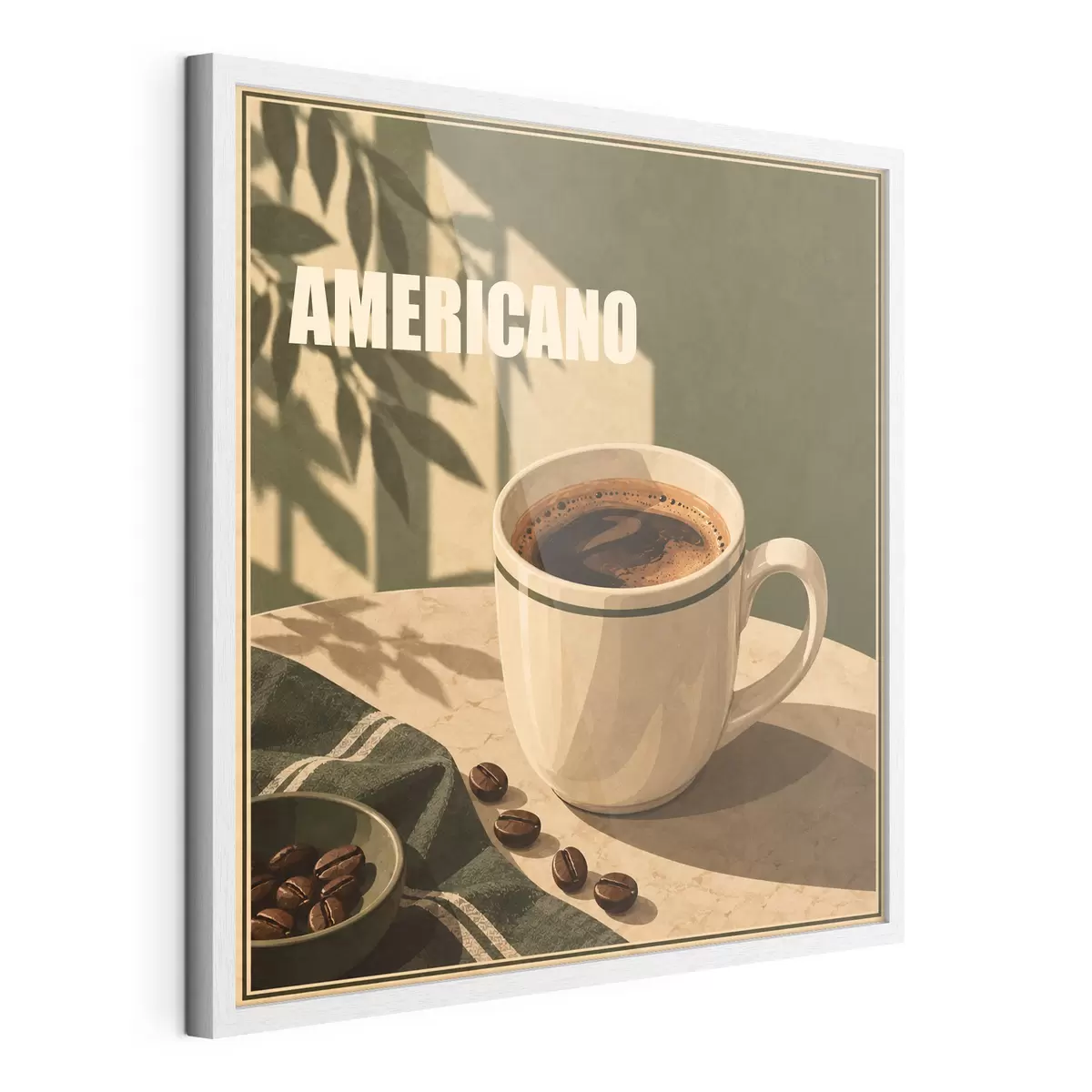 Poster Geniet van het moment met Americano f50872