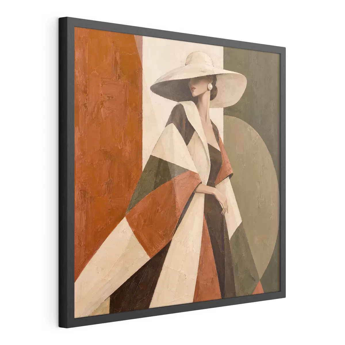 Poster Chique elegantie in levendige kleuren f50879