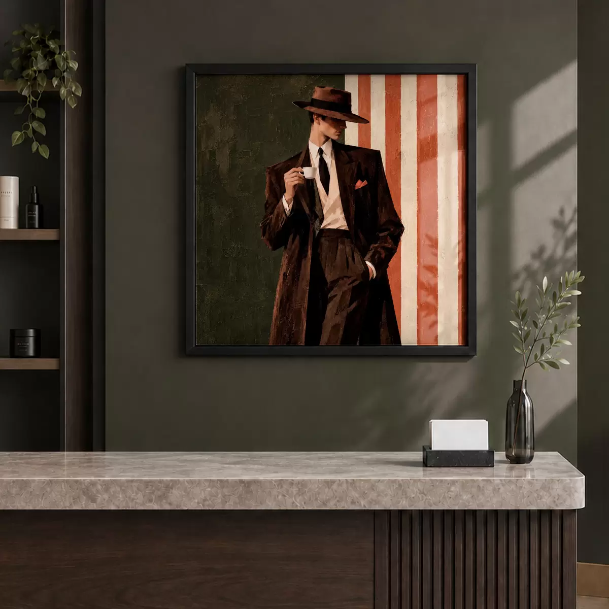 Poster Een tijdloze stijl met een moderne twist f50883