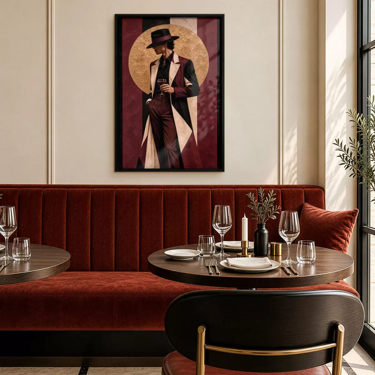 Affiche Une élégance chic aux accents vintage f50886