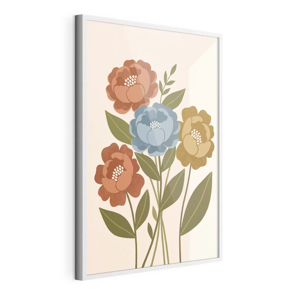 Affiche Un ravissant bouquet de fleurs illustrées f50730