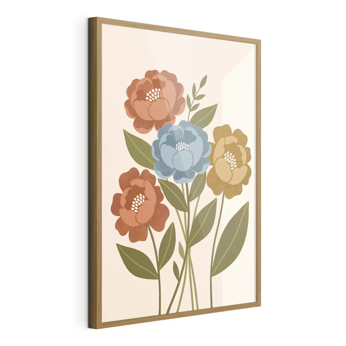 Affiche Un ravissant bouquet de fleurs illustrées f50730