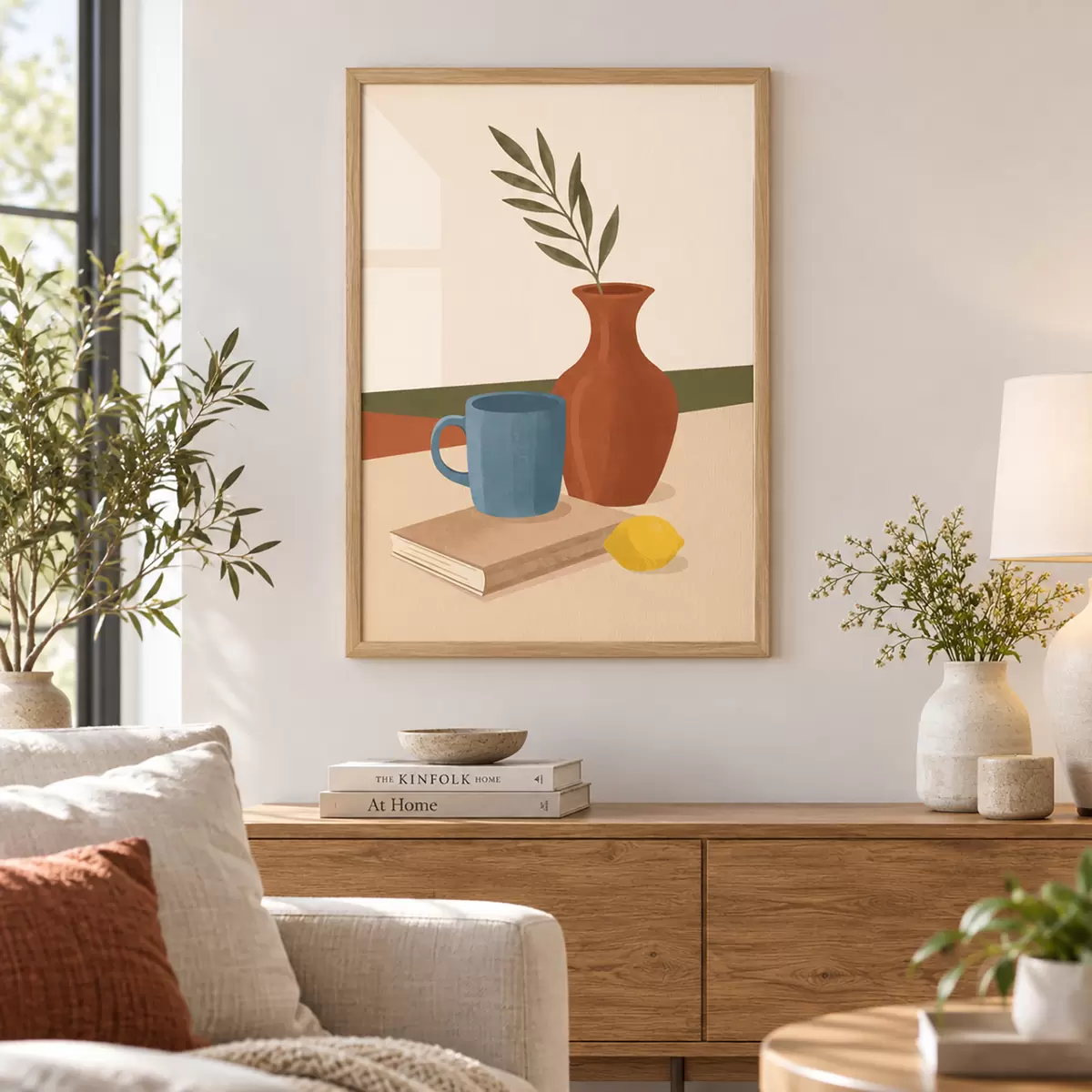 Affiche Une nature morte chaleureuse aux teintes douces f50735