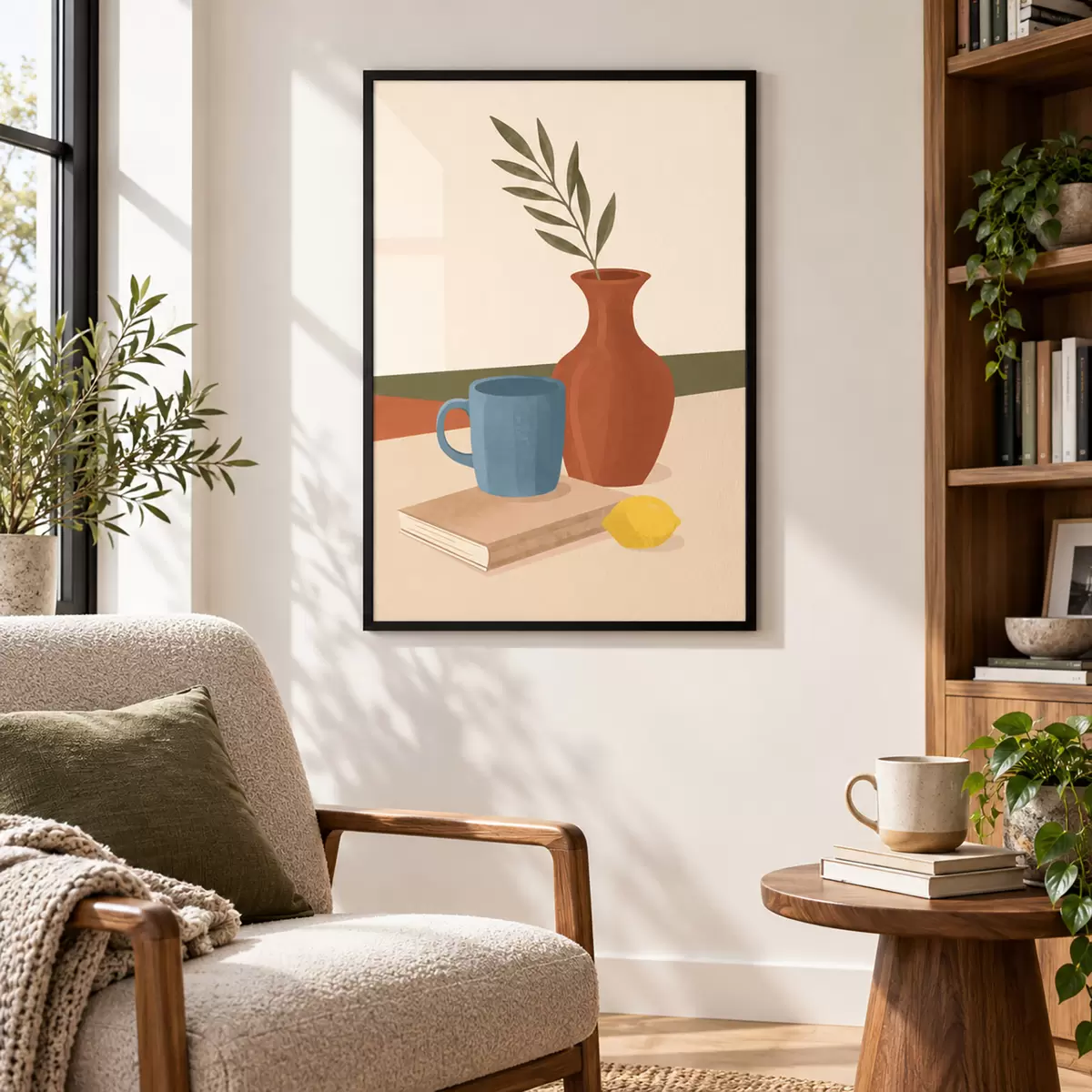 Affiche Une nature morte chaleureuse aux teintes douces f50735