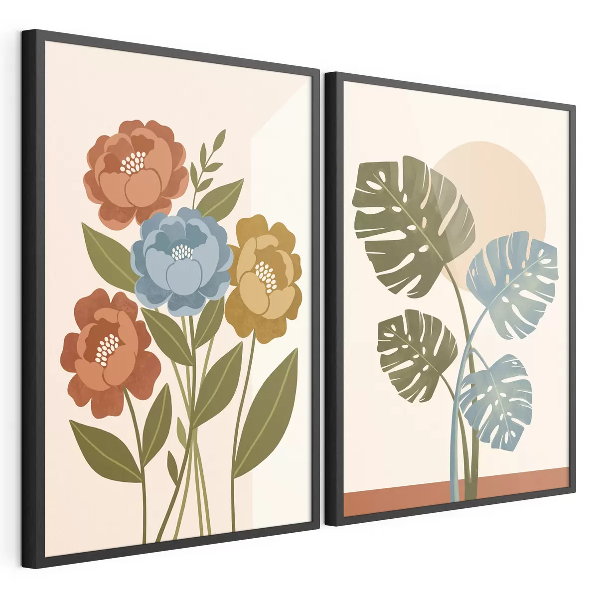 Poster Tropisch duo d31078