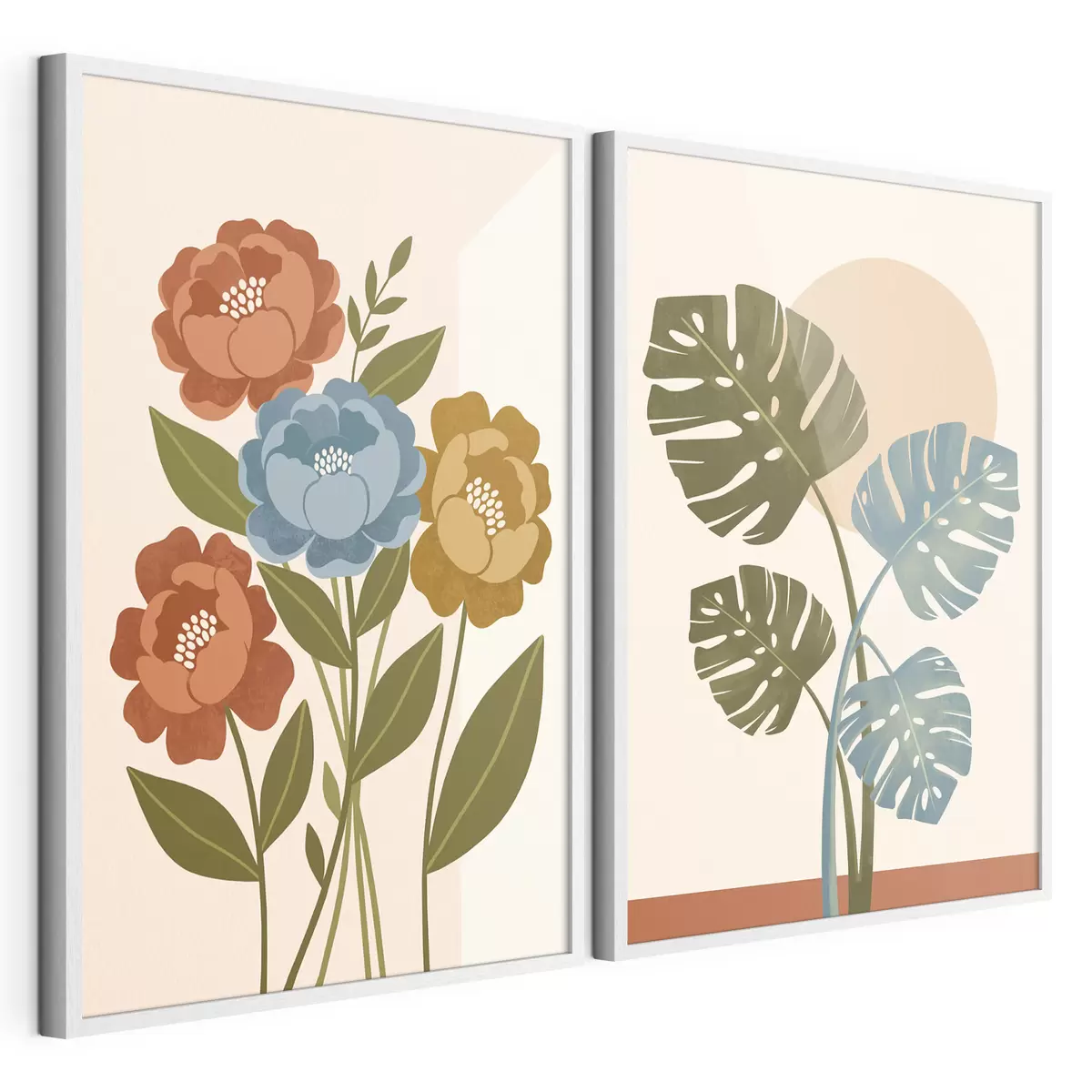 Poster Tropisch duo d31078