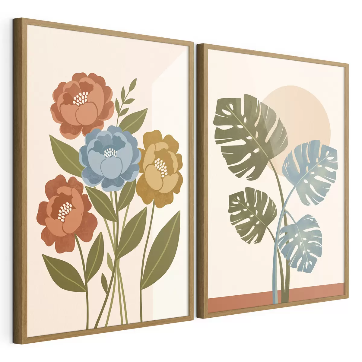 Poster Tropisch duo d31078