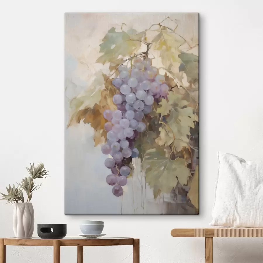  Peintures Des raisins, imitation d'un tableau s51124