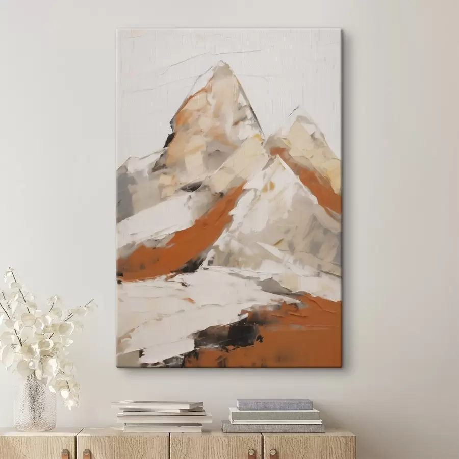  Peintures Montagnes abstraites, imitation d'un tableau s51126