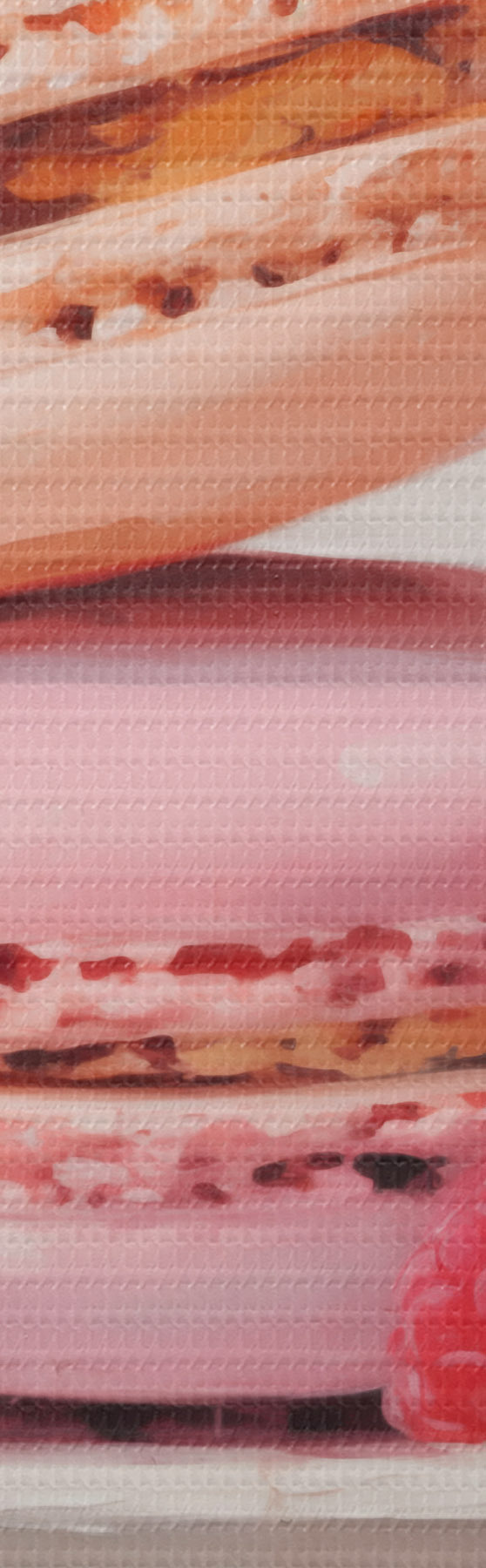  Schilderijen Macarons op een bord, in de stijl van een schilderij s51143