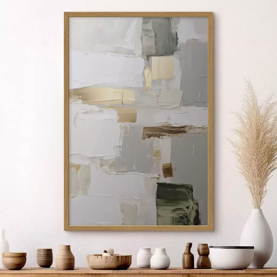 Fotobehang Abstractie, imitatie van de schilderkunst f50996