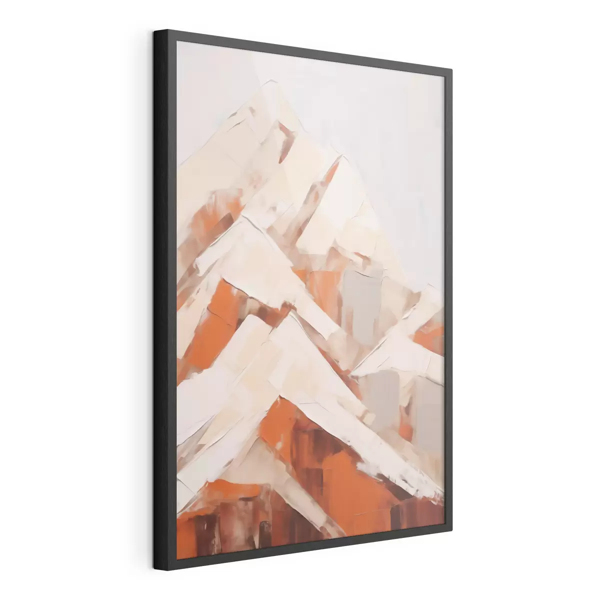 Poster Bergen, imitatie van een schilderij f51125