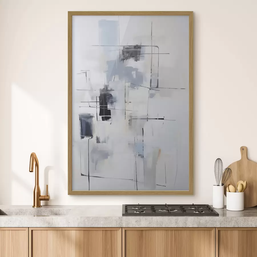 Papier peint photo Abstraction chaotique, imitation de la peinture f51127