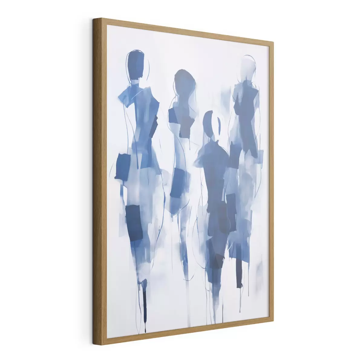 Affiche Silhouettes abstraites, imitation de la peinture f51131