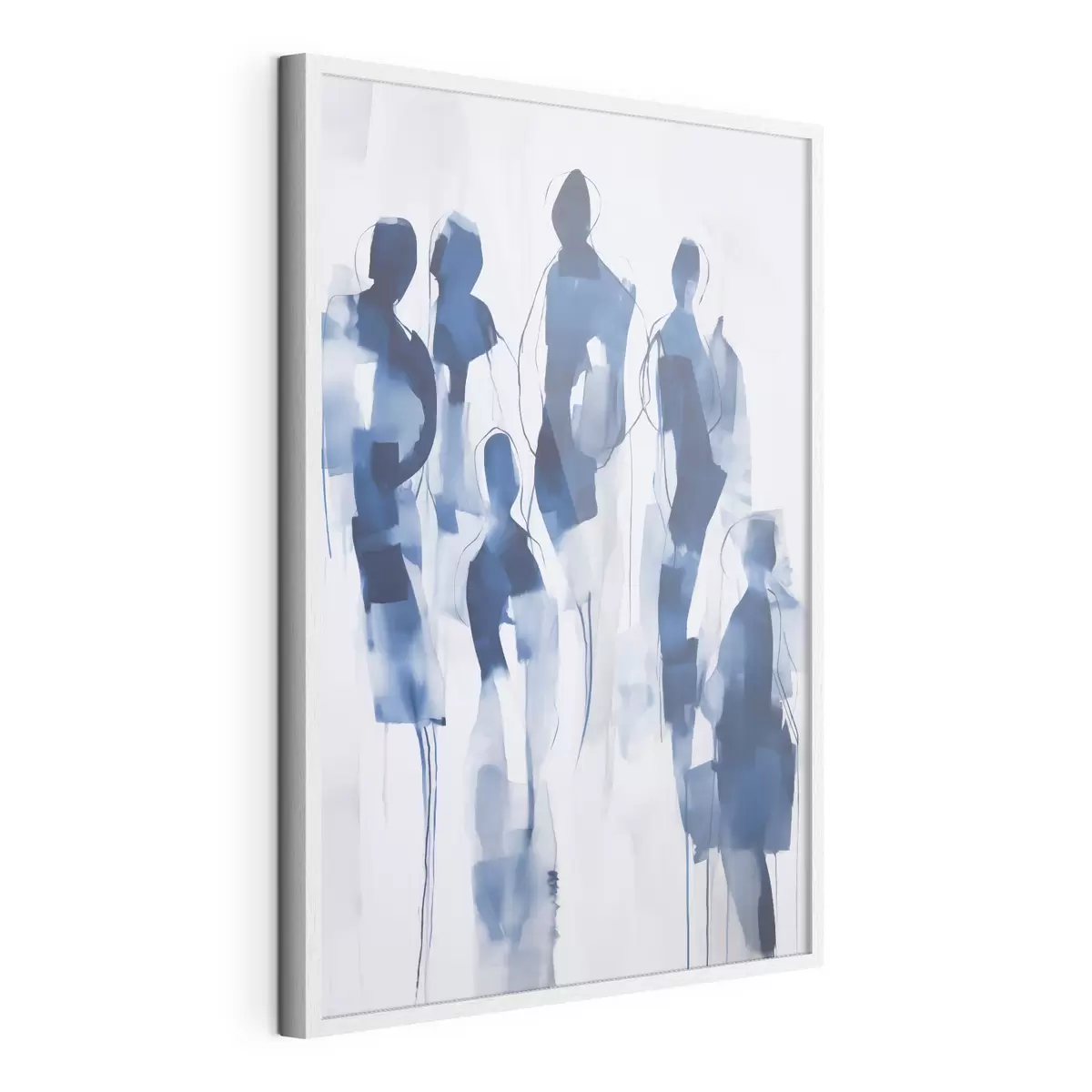 Poster Silhouetten, imitatie van schilderijen f51132