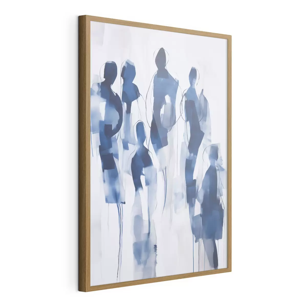 Poster Silhouetten, imitatie van schilderijen f51132