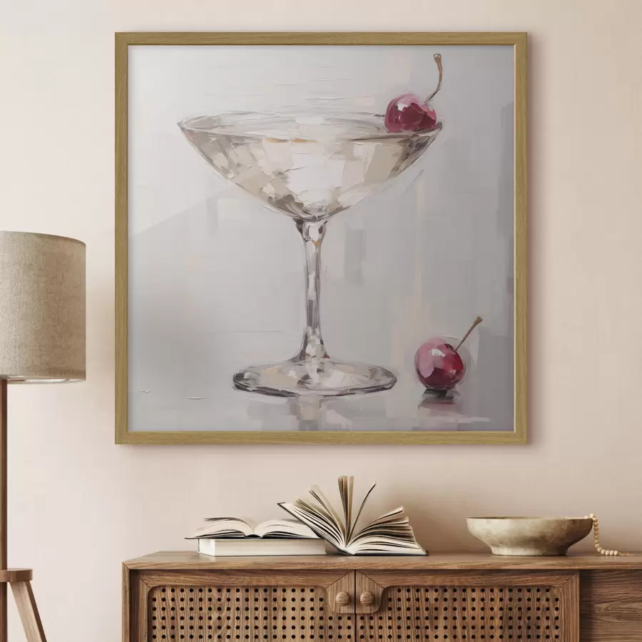 Papier peint photo Cocktail, imitation d'un tableau f51137