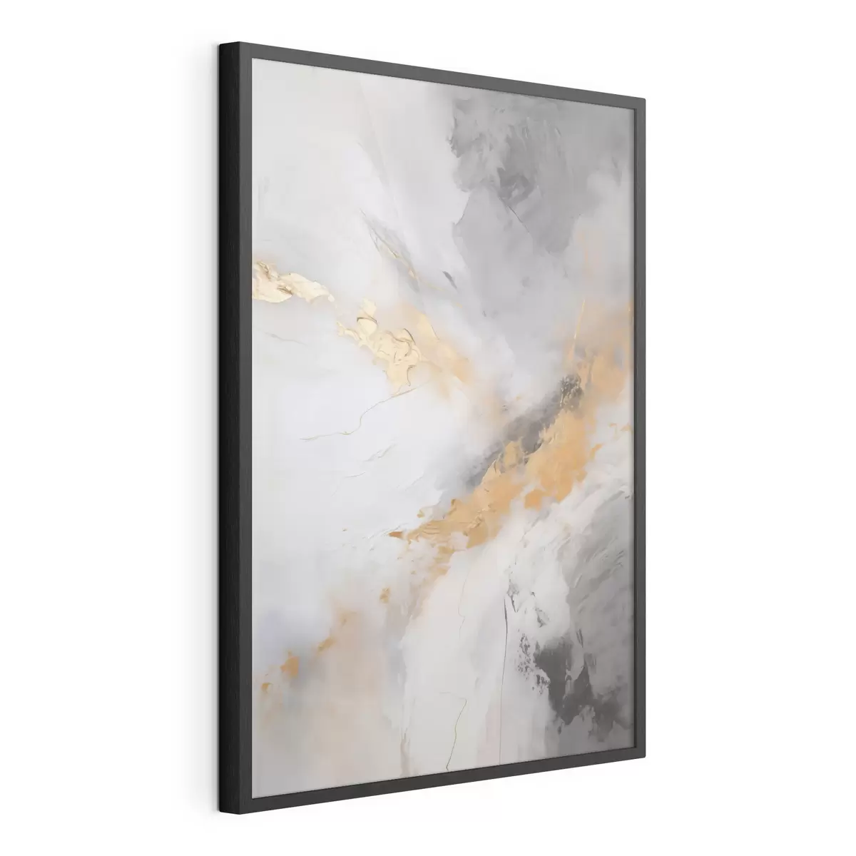 Poster Abstracte compositie, imitatie van een schilderij f51141