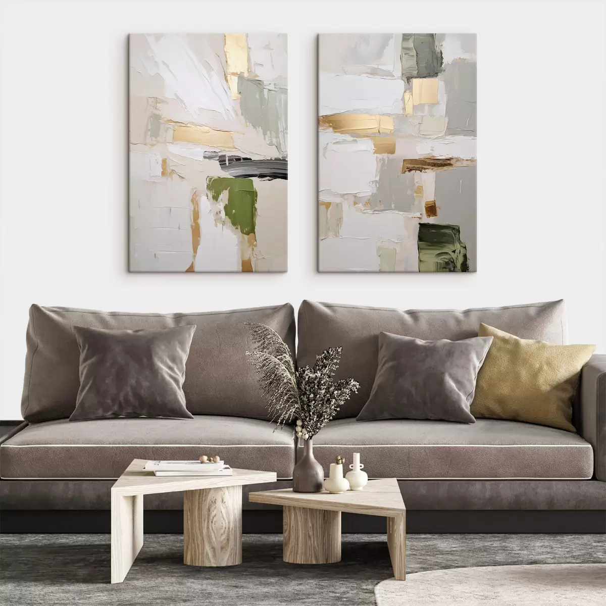  Schilderijen Abstractie, imitatie van de schilderkunst m31092