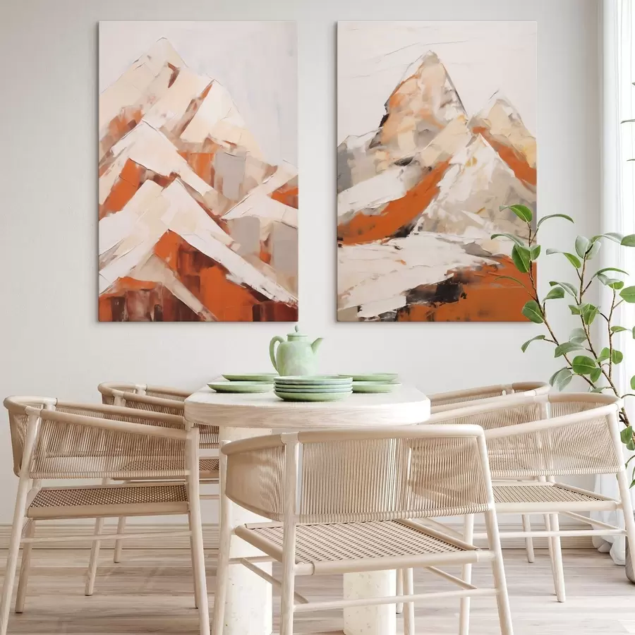  Peintures Montagnes, imitation d'un tableau m31094