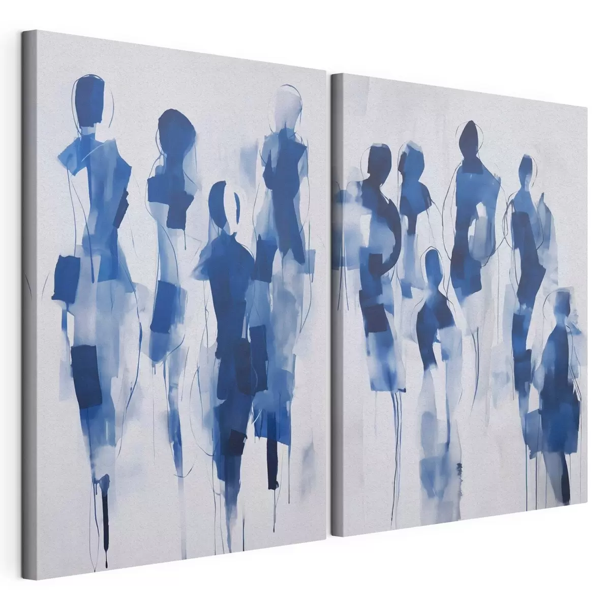  Peintures Silhouettes abstraites, imitation de la peinture m31097