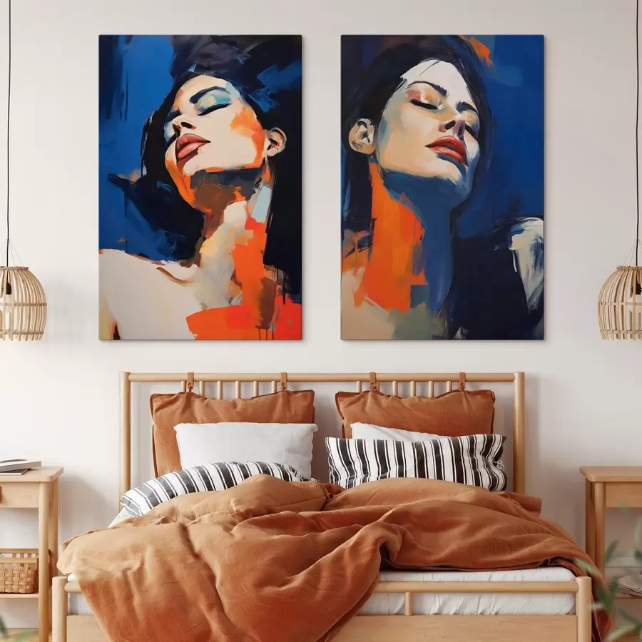  Peintures Jeune fille endormie, imitation d'un tableau m31101