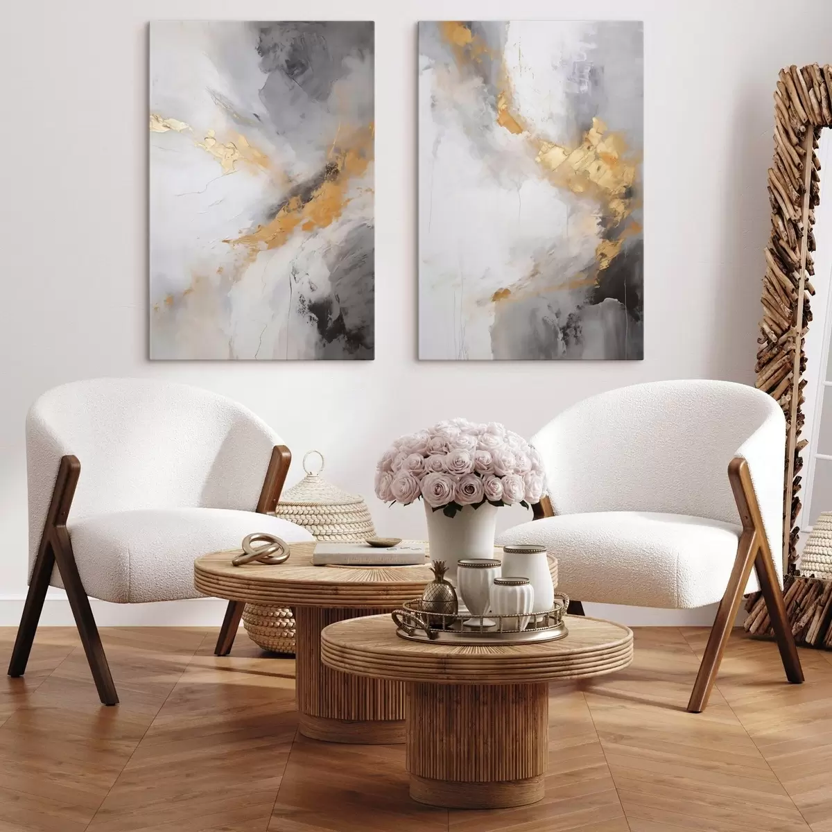  Schilderijen Moderne abstractie, imitatie van de schilderkunst m31102