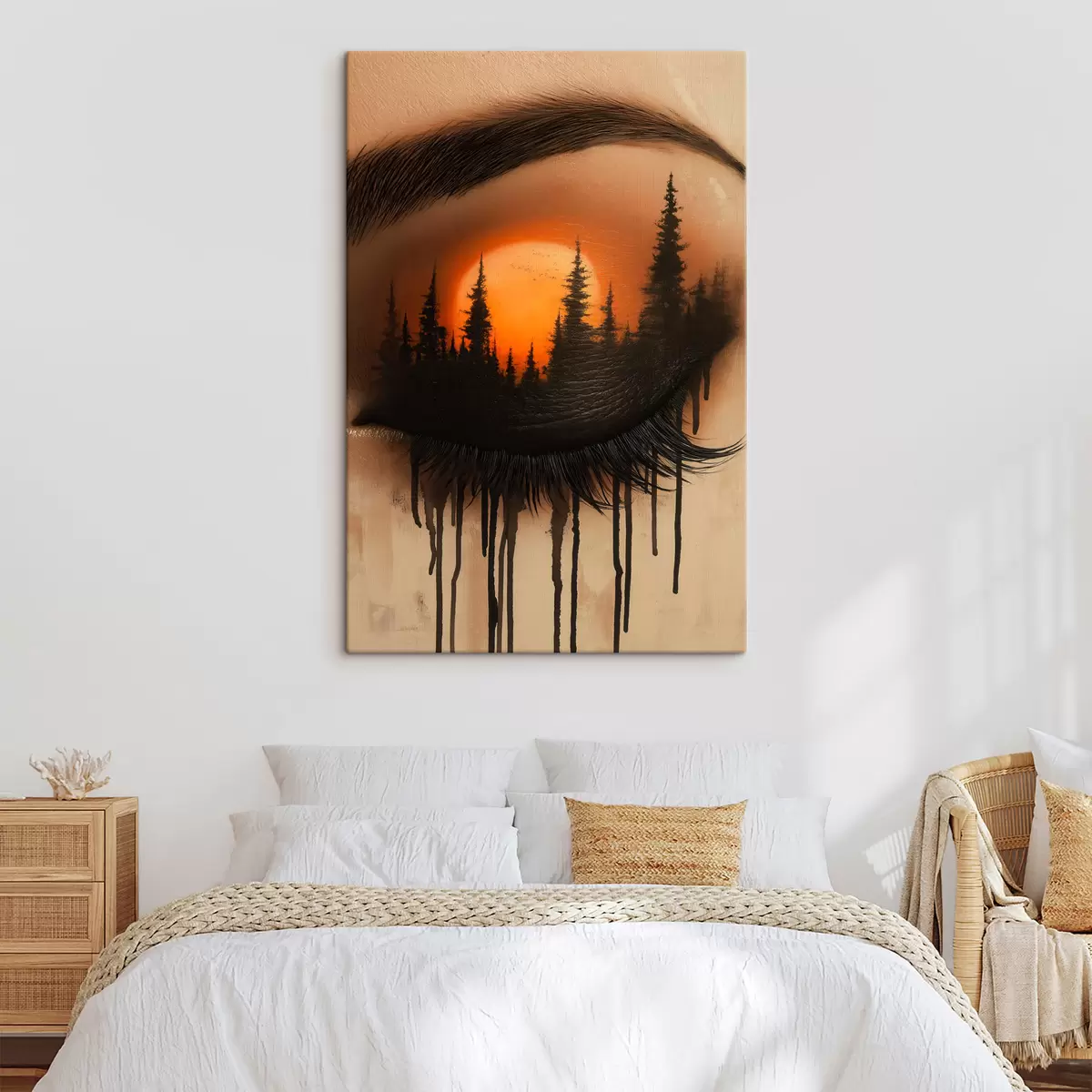  Peintures Le coucher de soleil dans ses yeux s51048