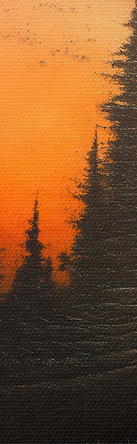  Peintures Le coucher de soleil dans ses yeux s51048