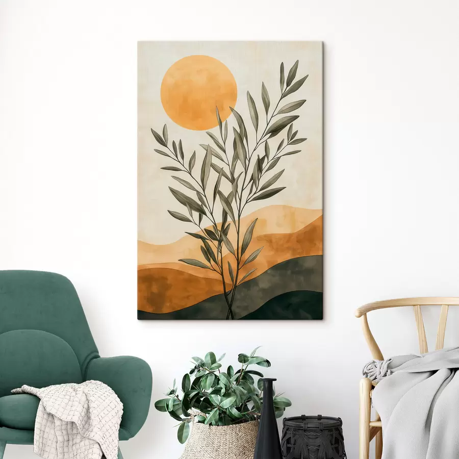  Peintures Une branche d'olivier s51055