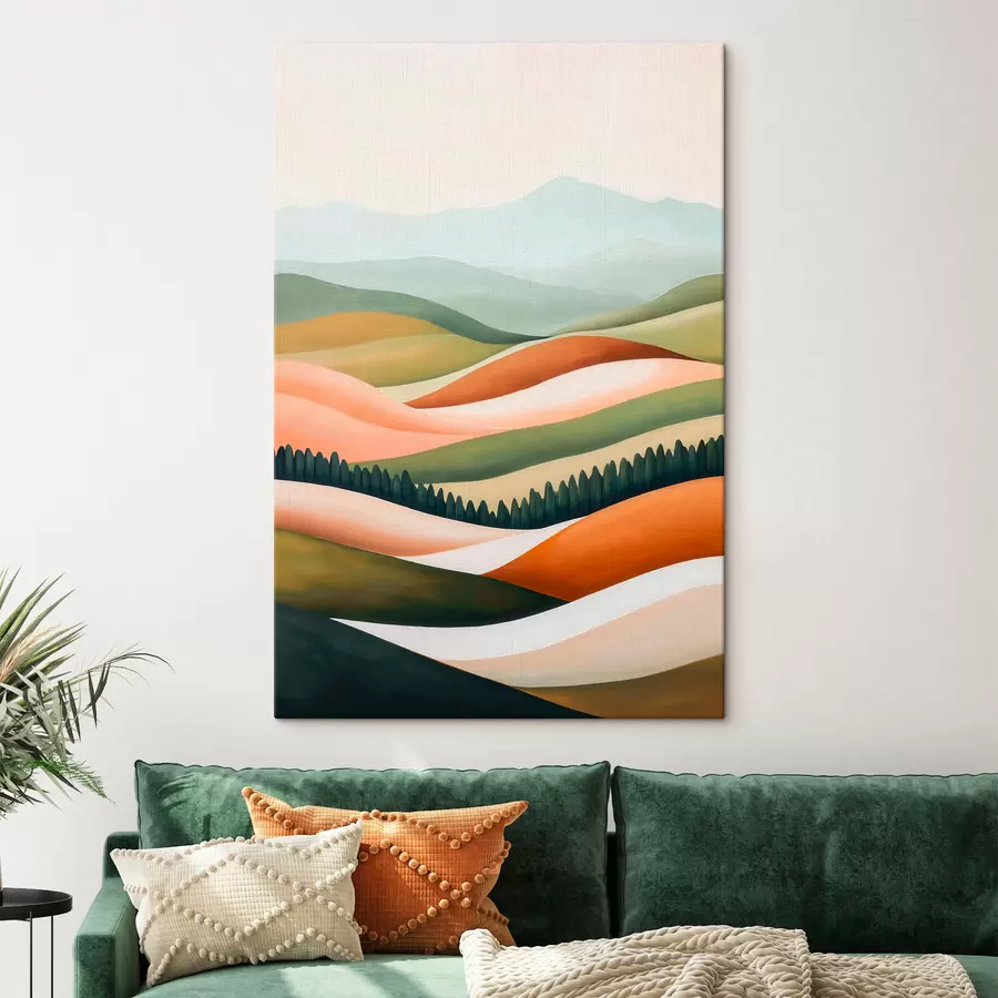  Peintures Collines colorées s51056