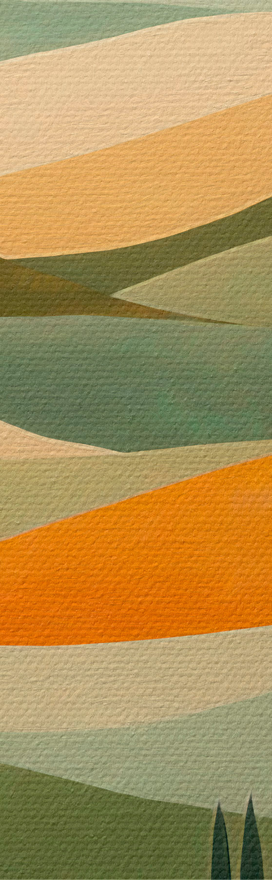 Peintures Collines colorées s51057
