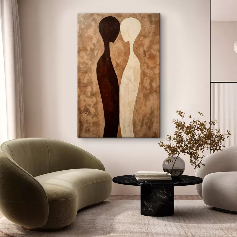  Peintures Silhouettes abstraites s51058