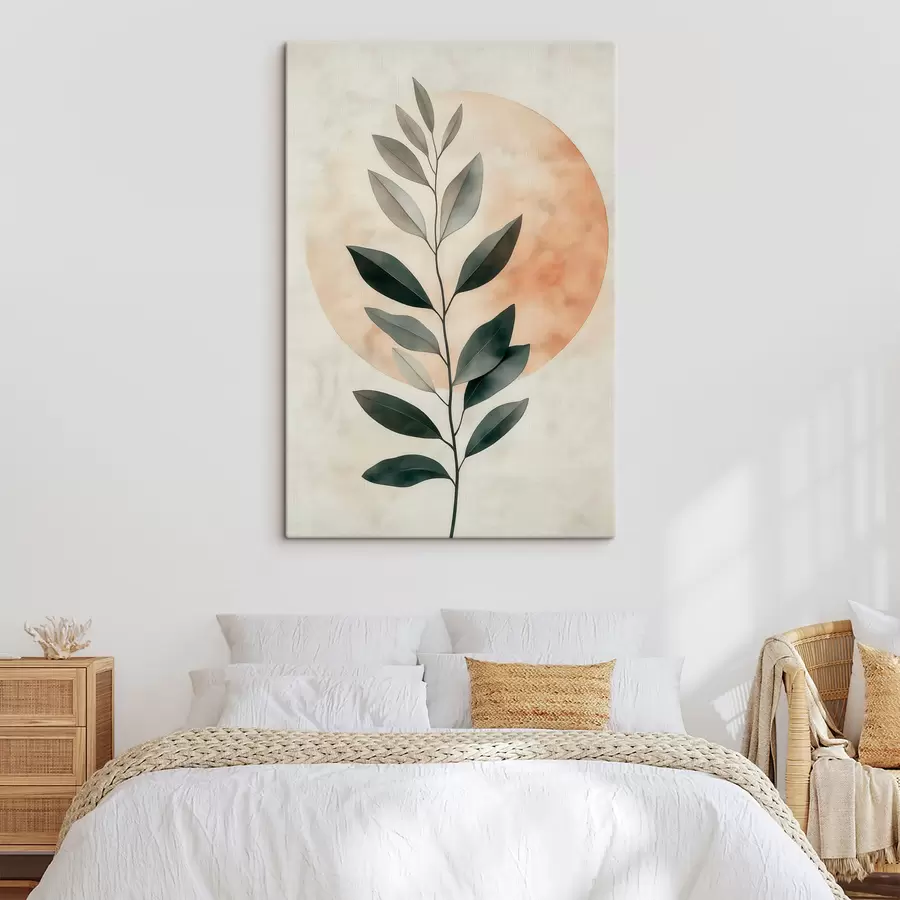  Peintures Une branche avec des feuilles s51060