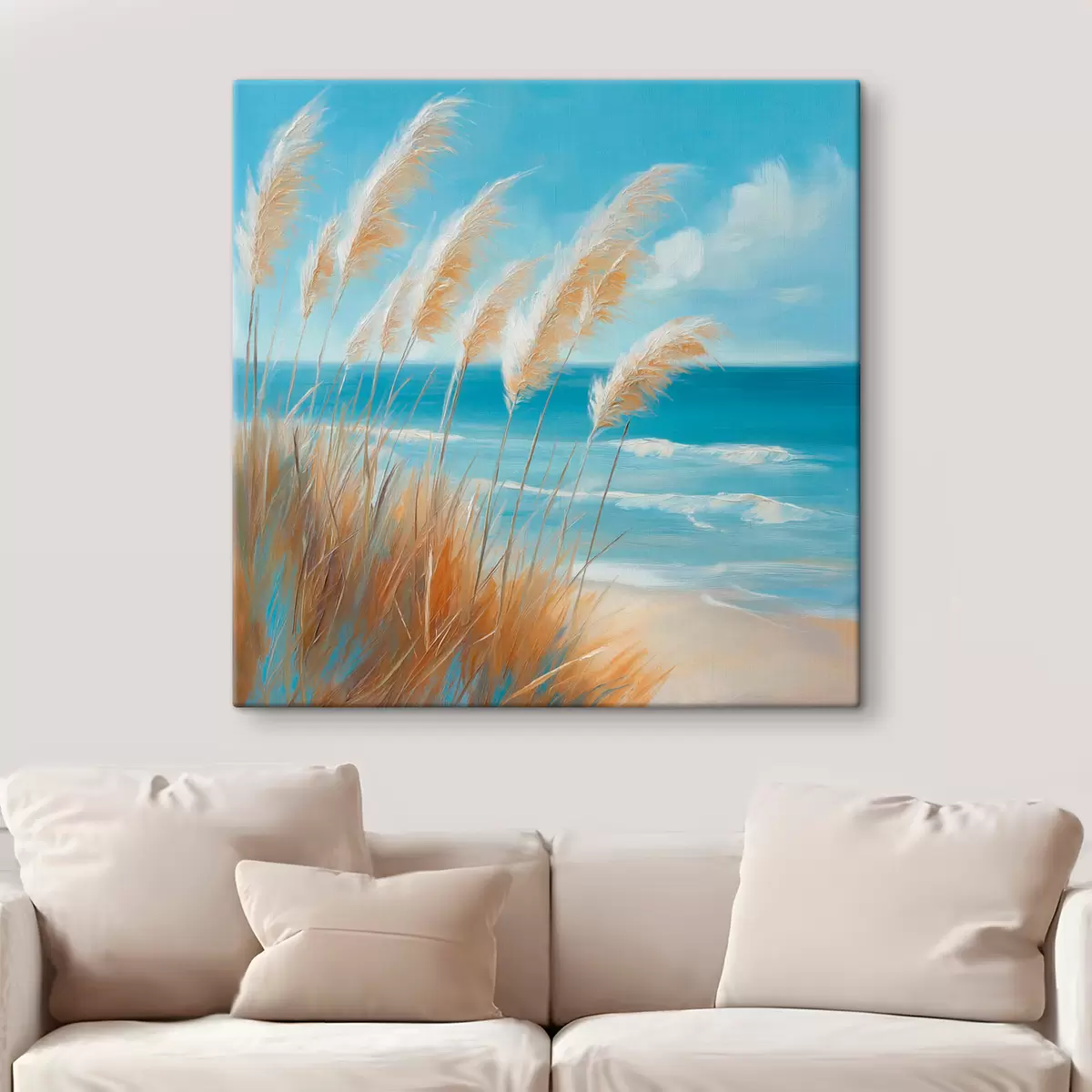  Peintures Des épis de blé au bord de la mer s51061