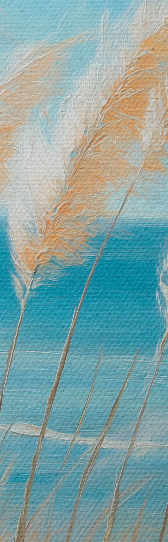  Peintures Des épis de blé au bord de la mer s51061
