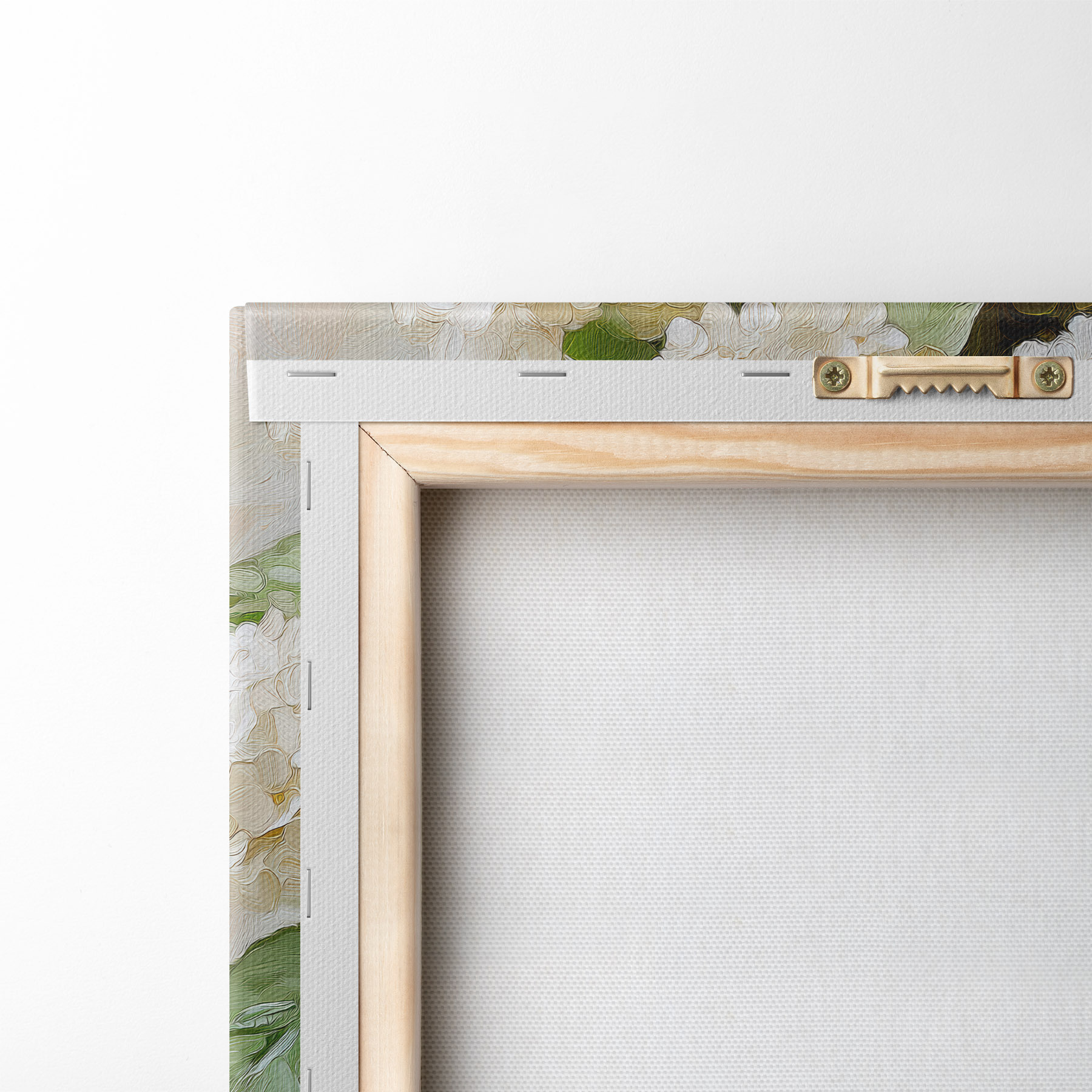 Peintures Hortensias blancs s51062