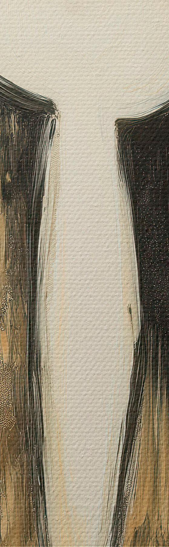  Peintures Silhouettes coiffées de chapeaux s51064