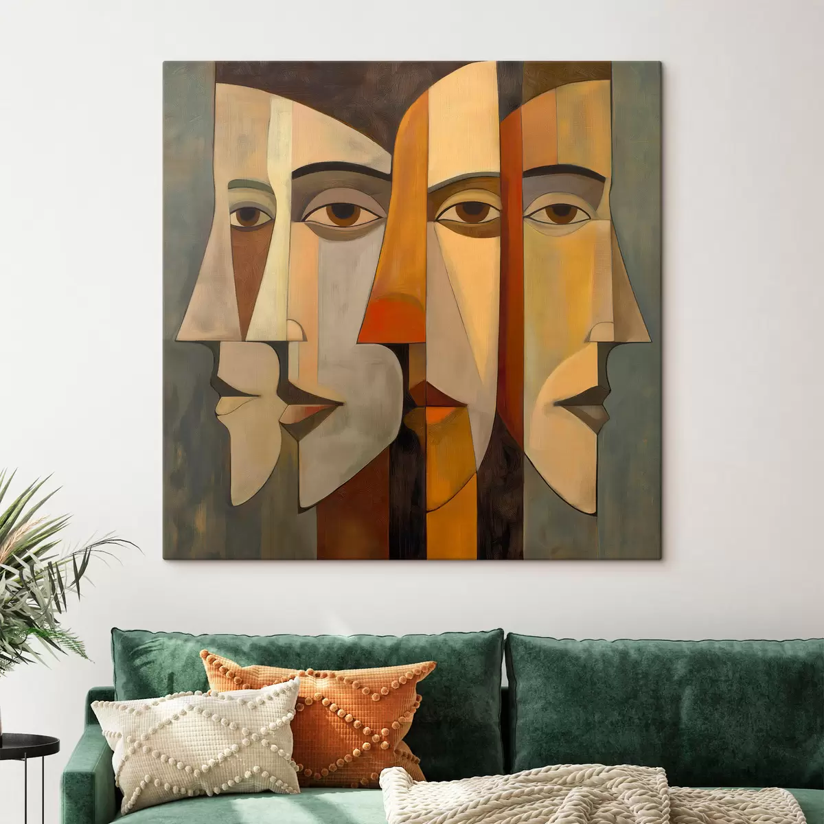  Peintures Visages abstraits s51067