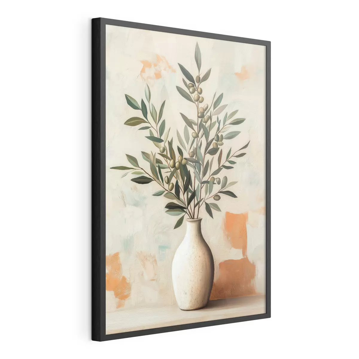Affiche Des branches d'olivier dans un vase f51047